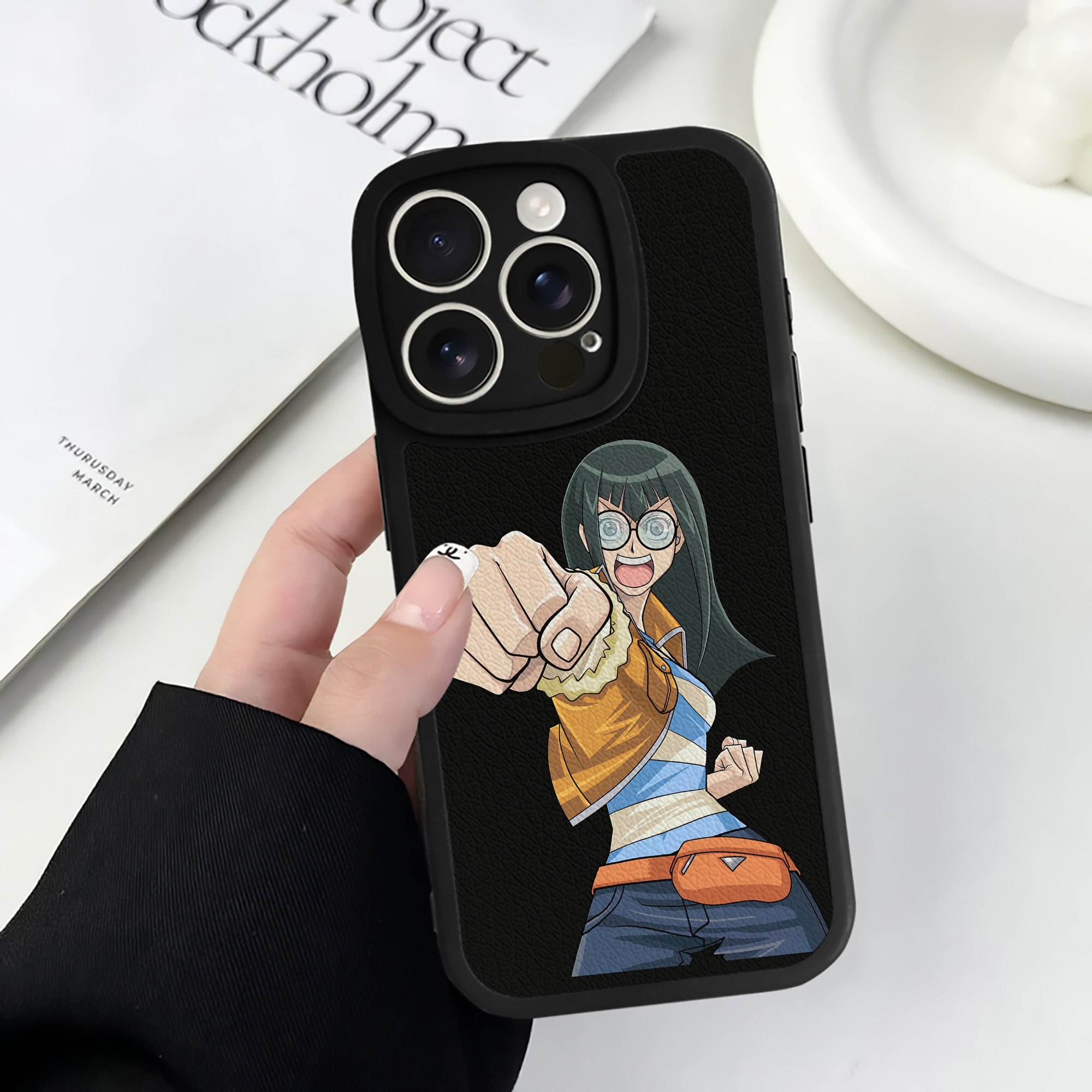 遊☆戯☆王 Yu-Gi-Oh! 【iPhone 16シリーズ対応】シリコンスマホケース（レザー調） 材質：シリコン